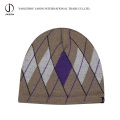 Sombrero de jacquard de invierno Sombrero de invierno cálido Sombrero de jacquard de punto jacquard de punto hecho a ganchillo Jacquard de acrílico